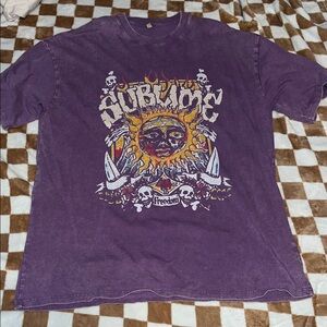 Purple Graphic T-Shirt